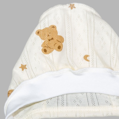 Чепчик Мишки Чуди Кидс 400325Б-14 молочный 02