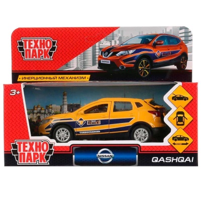 Металлическая инерционная машинка Nissan Qashqai Спорт Технопарк Qashqai-S 2