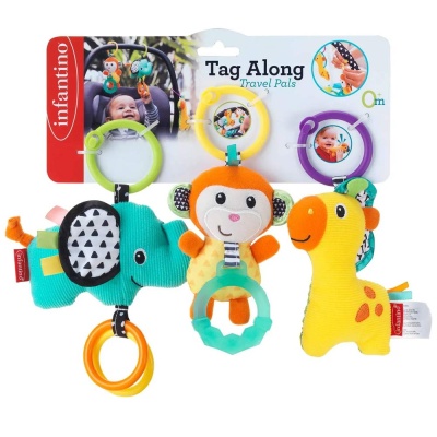 Набор подвесных игрушек Друзья Infantino 206942-1