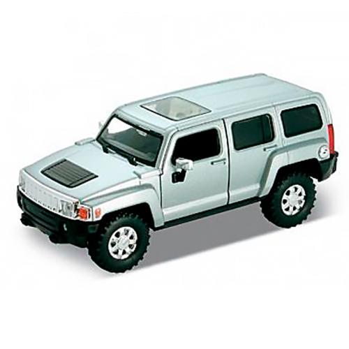 Машинка инерционная Hummer H3 масштаб 1:38 Welly 43629W фото 4
