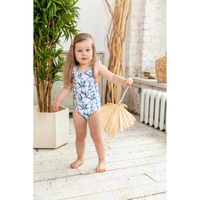 Купальник слитный Лепестки Carrot 10002207 розовый