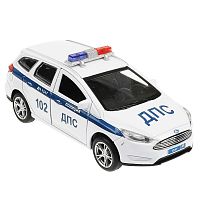 Металлическая машинка Ford Focus Turnier Полиция Технопарк FOCUS-12SLPOL-WH