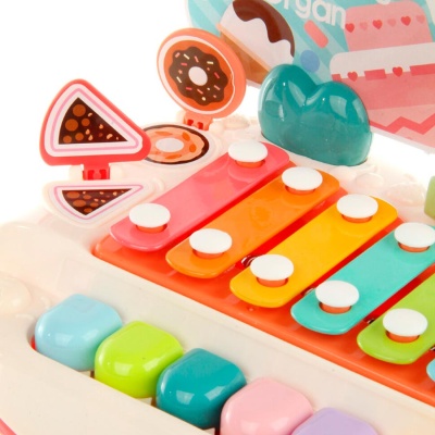 Развивающая игрушка Пианино металлофон Veld Co 128329 красный 3