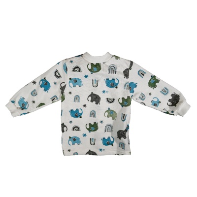 Кофточка Слоники Чуди Кидс 102423 белый 02