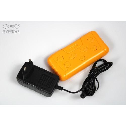 Детский электромобиль RiverToys G003GG оранжевый фото 5