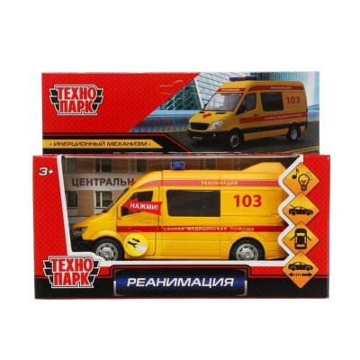 Игрушка Машина Реанимация Технопарк 887-27R-R 2