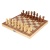 Шахматы деревянные на магните Рыжий кот И-0139 Шахматы деревянные на магните Рыжий кот И-0139