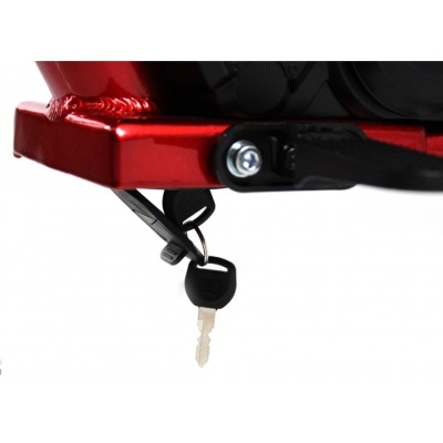 Детский электромотоцикл RiverToys A001AA красный 04