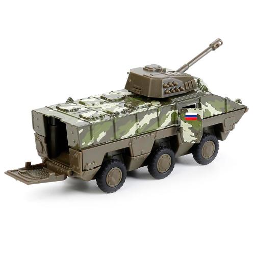 Металлическая инерционная модель БТР Тайфун Технопарк SB-17-39-A(GN)-WB фото 4