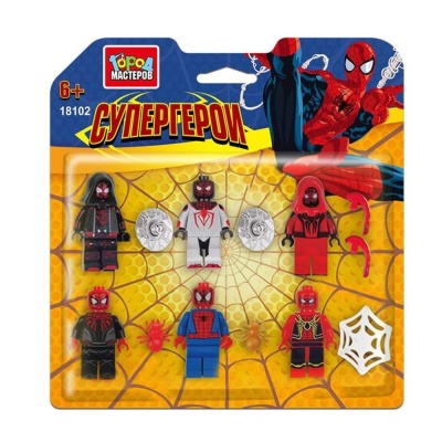 Набор фигурок для конструктора Супергерои Город мастеров 18102-ZH
