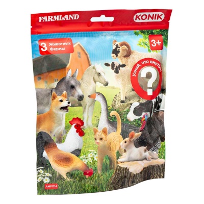 Пакетик сюрприз Животные фермы 3 фигурки Schleich AMF1114 3