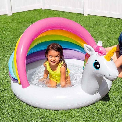 Бассейн надувной Единорог 127х102x69 см Intex 57113NP 2