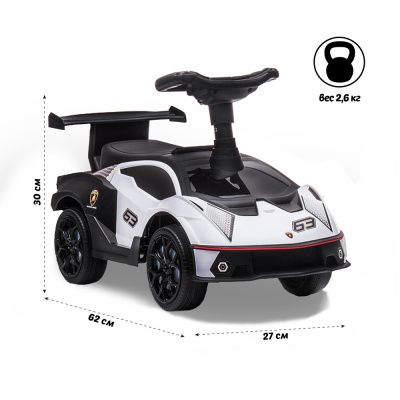 Каталка Lamborghini White 660 Sweet Baby 426976 3