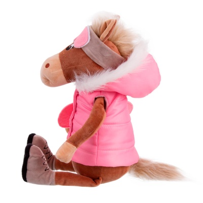 Мягкая игрушка Лошадка со сноубордом Паулина 25 см Relana RLS25002-1-25