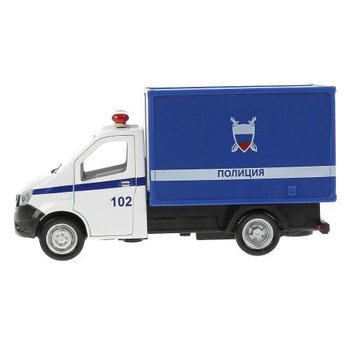 Коллекционная машинка ГАЗель Next Полиция Технопарк NEXTKUNG-15POL-WH фото 3