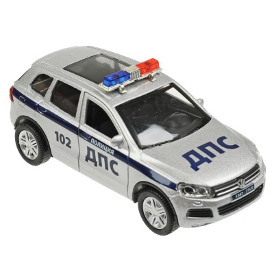 Металлическая модель Volkswagen Touareg Полиция Технопарк TOUAREG-12SLPOL-SR 01