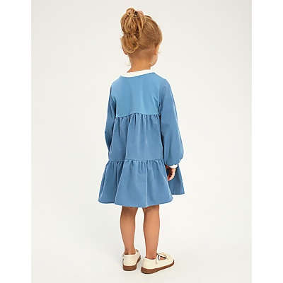 Платье вельветовое деним для девочки Bellbimbo 253009 4