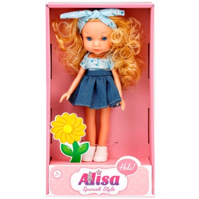 Кукла Alisa Spanish Style 23 см светлые волосы 1Toy Т26232