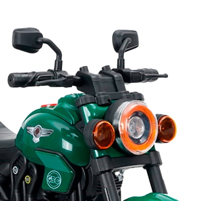 Детский электрический трехколесный мотоцикл Барс MTS-107 green ПП100006372 2