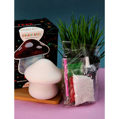 Алмазная мозаика на копилке Mushroom Draw me! 156-TH027 2