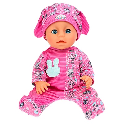 Кукла Пупс функциональный 30 см озвученный Карапуз Y30BB-BUNNY-24-RU 1