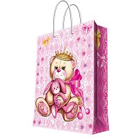 Бумажный пакет Принцесса-медведица Феникс-Презент 44200