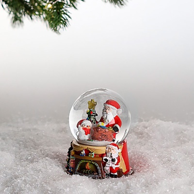 Новогодний снежный шар с подсветкой Праздничный вечер Miland СВШ-2240