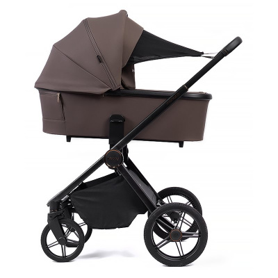 Коляска 2 в 1 Peppy Monaco Brownie рама чёрная 05