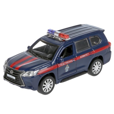 Коллекционная машинка Lexus LX-570 Следственный комитет Технопарк LX570-12COM-BU 01
