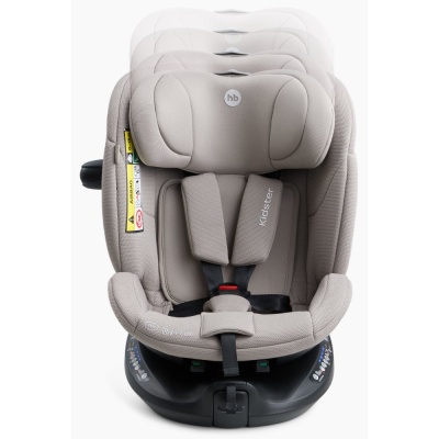Автокресло Happy Baby Kidster beige grey 03