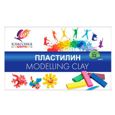Пластилин Классика 32 цвета Луч 31С 2065-08 2