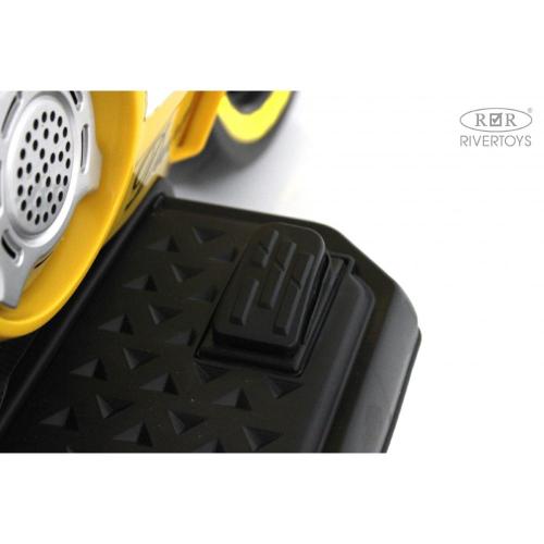 Детский электромотоцикл RiverToys М777БХ жёлтый фото 7