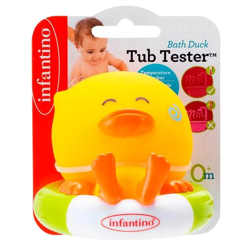 Игрушка для купания Уточка с индикатором температуры воды Infantino 205052 фото 2