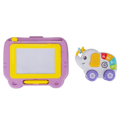 Игровой центр-ходунки Слоник, розовый Elefantino IT108400-2