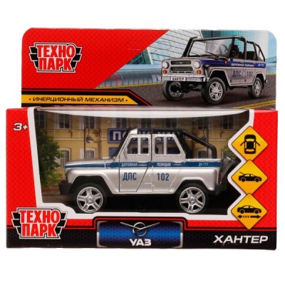 Машина Полиция УАЗ Hunter Технопарк HUNTERBCH-12POL-SR3