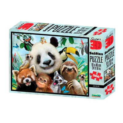 Пазл Super 3D Зоо селфи Prime 3D 10063 2