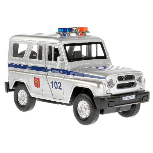 Металлическая инерционная машина UAZ Hunter Полиция Технопарк Hunter-P-SL фото 2