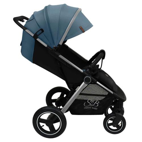 Коляска прогулочная Suburban Compatto Air Silver Dark Green Sweet Baby фото 3