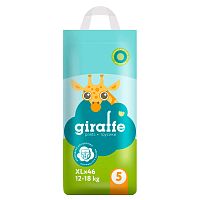 Трусики подгузники Giraffe XL 12-18 кг 46 штук Lovular 429711