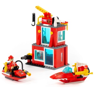 Конструктор Классик Город Пожарная часть-1.2 Полесье 81889 1