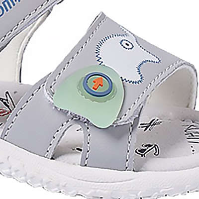 Сандалии для мальчика Tom&Miki 11530-F серые 4