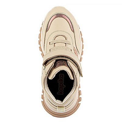 Ботинки для девочки Kapika 52589ут-1 бежевые 3