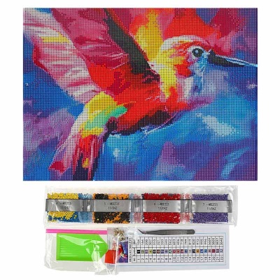 Алмазная мозаика Колибри 30х40 см полное заполнение MultiArt AM-MULTI5