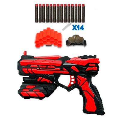 Мегабластер с мягкими снарядами 14 шт Abtoys PT-01055 2