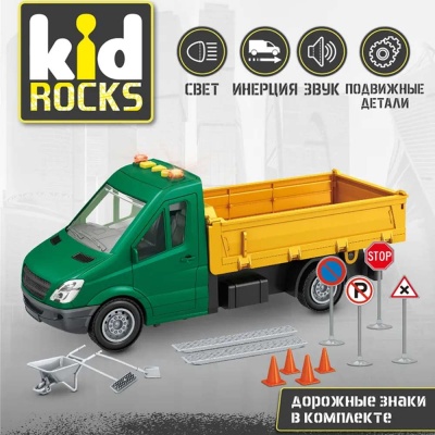 Игрушка Бортовой грузовик KID ROCKS AB-2123