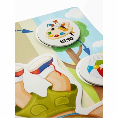 Игра развивающая Магнитные истории Учим время! Десятое Королевство 01658