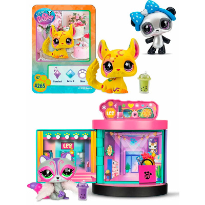 Игровой набор Littlest Pet Shop Станция Стиля Панда Шиншилла Енот Hasbro 00722_LPS 2
