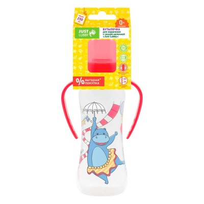 Бутылочка для кормления с соской Just Lubby 250 мл Lubby 15200 5