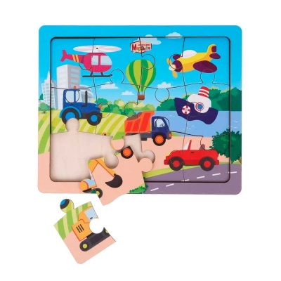 Деревянная игрушка Вкладыши Транспорт Mapacha 962011 3