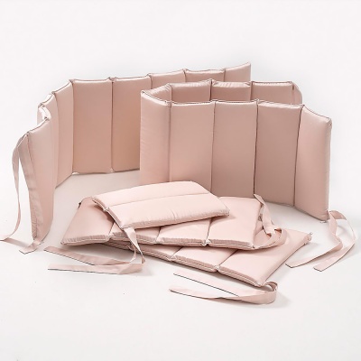 Бортик для детской кроватки Sateen Collection Бежевый Perina ФБ-1.03.04 3